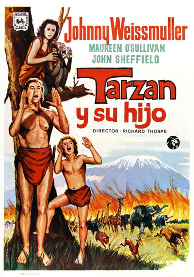 Póster de Tarzán y su hijo