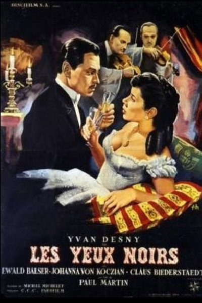 Póster de Tatiana, ojos negros