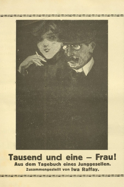 Póster de Tausend und eine Frau. Aus dem Tagebuch eines Junggesellen