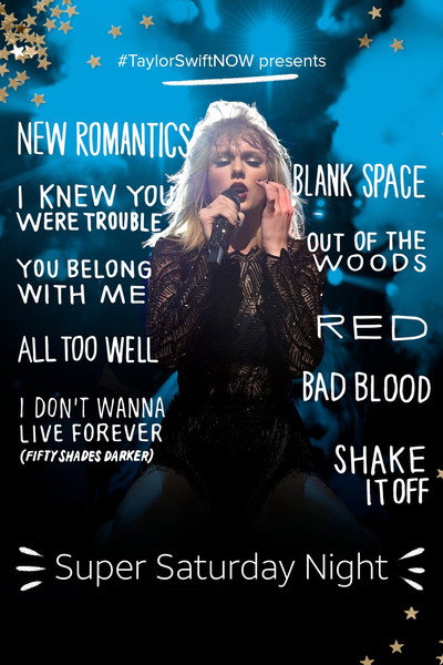 Póster de Taylor Swift: Super Saturday Night Show