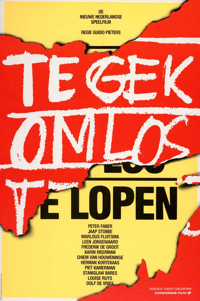Póster de Te gek om los te lopen