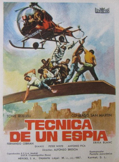 Póster de Técnica de un espía