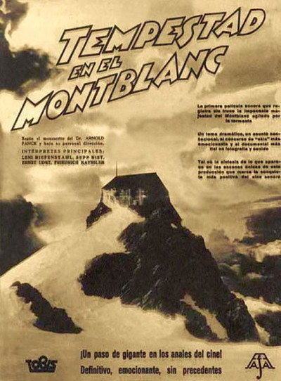 Póster de Tempestad en el Mont-Blanc