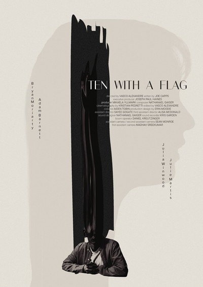 Póster de Ten with a Flag