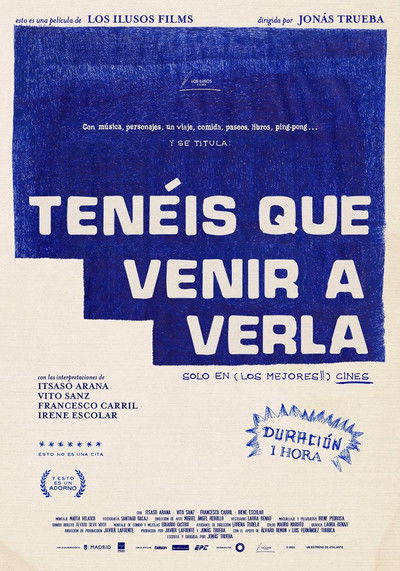 Póster de Tenéis que venir a verla