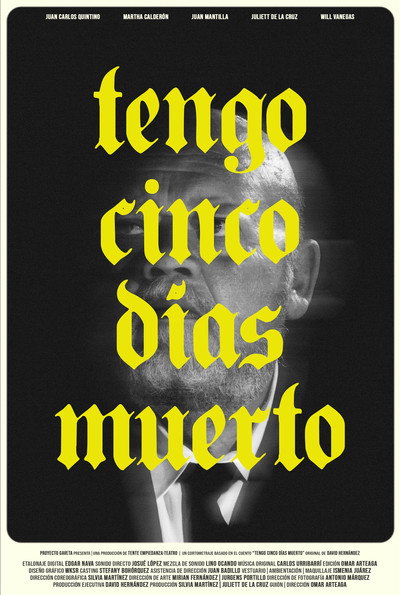 Póster de Tengo Cinco Días Muerto