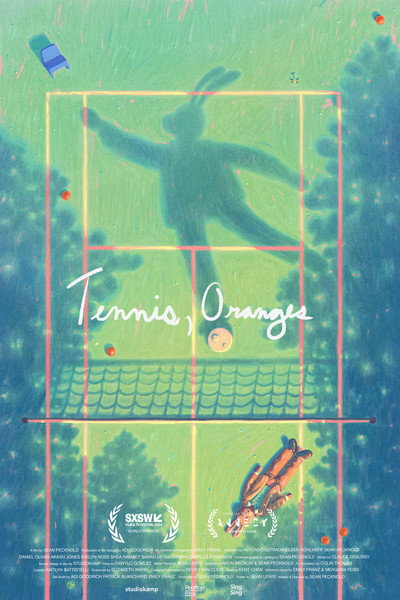 Póster de Tenis, naranjas