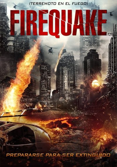 Póster de Terremoto en el fuego