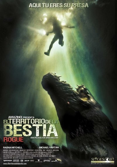 Póster de Terror bajo el agua