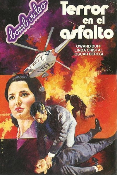 Póster de Terror en el asfalto