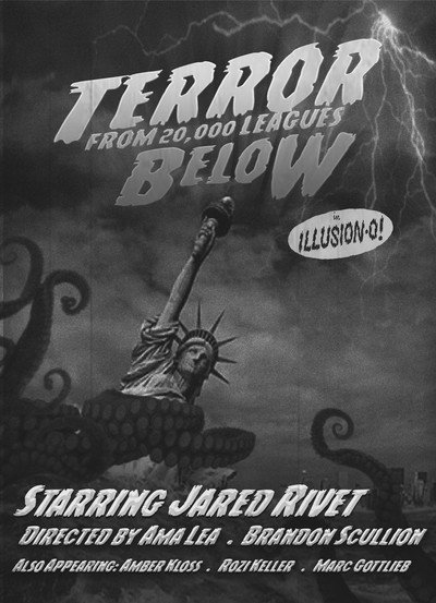 Póster de Terror from 20,000 Leagues Below