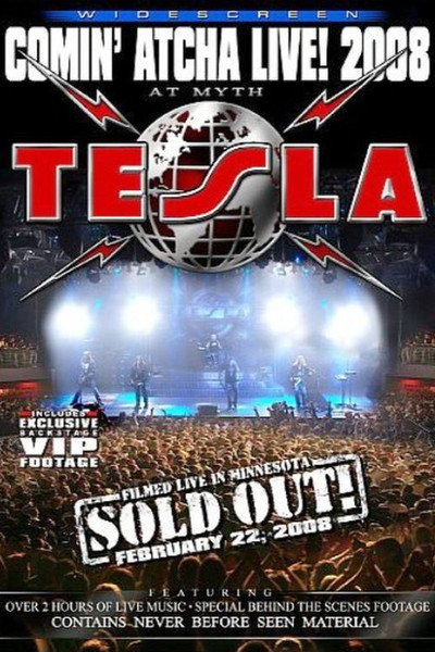 Póster de Tesla: Comin' Atcha Live! 2008