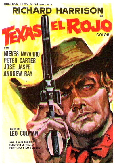 Póster de Texas el rojo