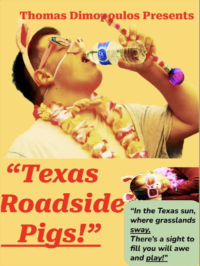 Póster de Texas Roadside Pigs!