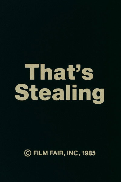 Póster de That's Stealing