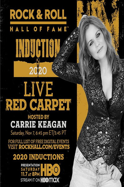 Póster de The 2020 Rock & Roll Hall of Fame Induction Ceremony Virtual Red Carpet Live