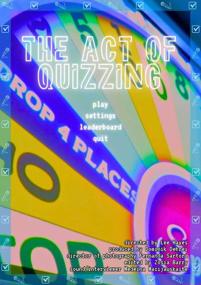 Póster de The Act of Quizzing