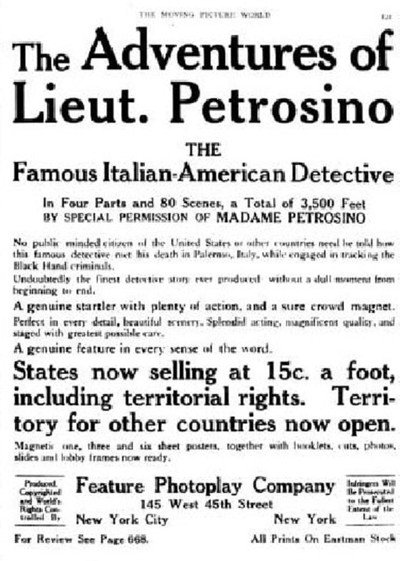 Póster de The Adventures of Lieutenant Petrosino