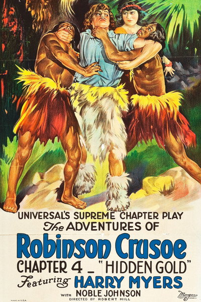 Póster de The Adventures of Robinson Crusoe