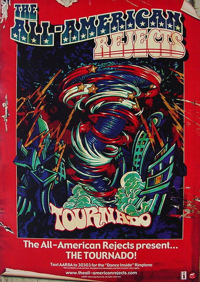 Póster de The All American Rejects: Tournado