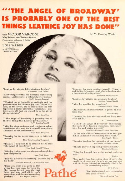 Póster de The Angel of Broadway