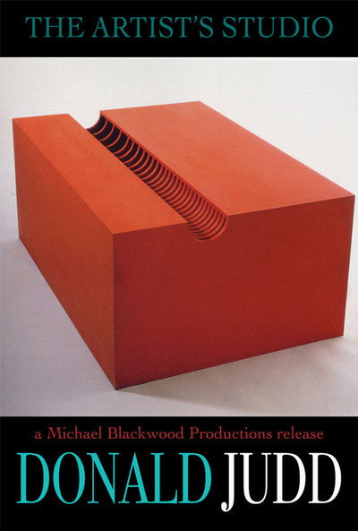 Póster de The Artist's Studio: Donald Judd