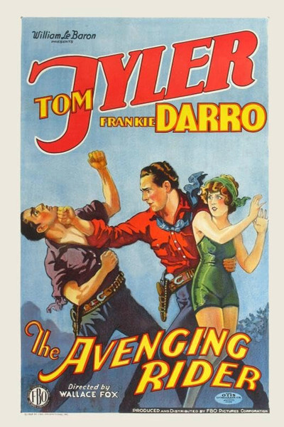 Póster de The Avenging Rider