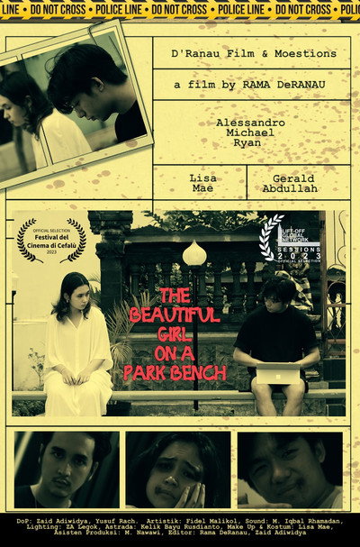 Póster de The Beautiful Girl on a Park Bench