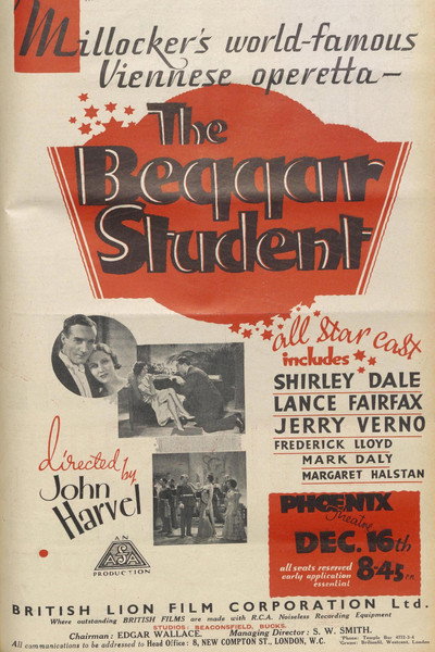 Póster de The Beggar Student