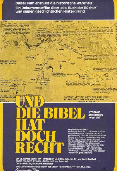 Póster de The Bible As History