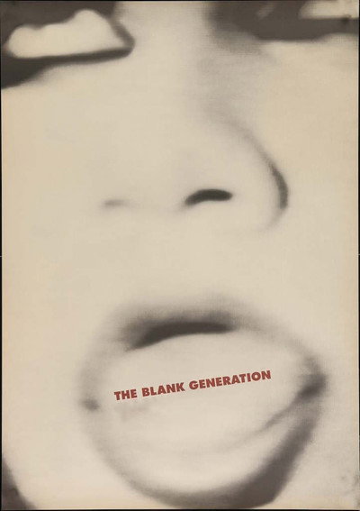 Póster de The Blank Generation