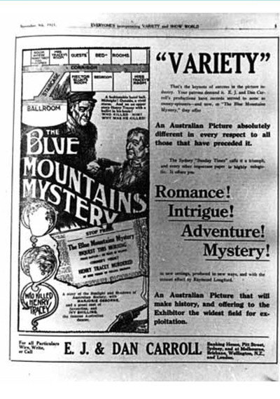 Póster de The Blue Mountains Mystery