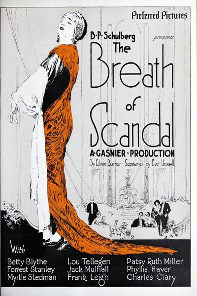 Póster de The Breath of Scandal