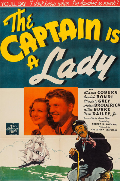 Póster de The Captain Is a Lady