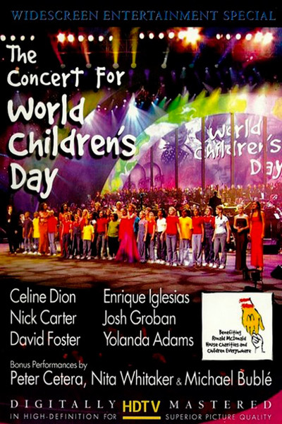 Póster de The Concert for World Children's Day