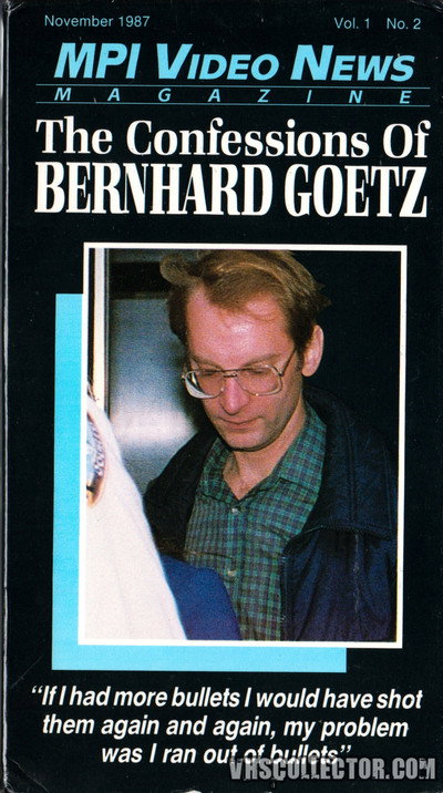 Póster de The Confessions of Bernhard Goetz
