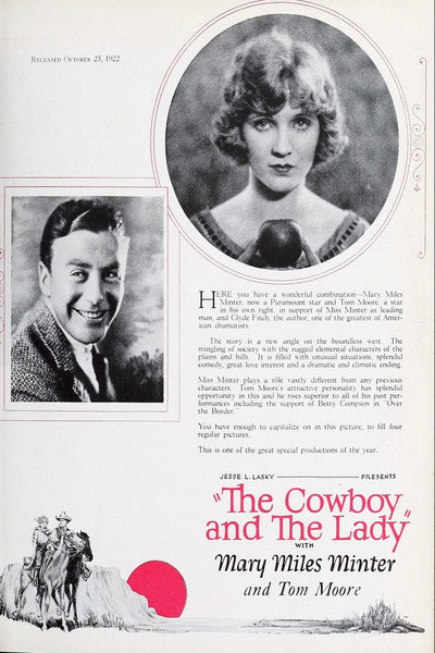 Póster de The Cowboy and the Lady