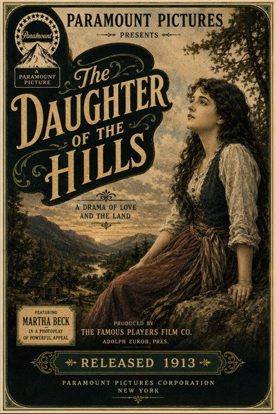 Póster de The Daughter of the Hills