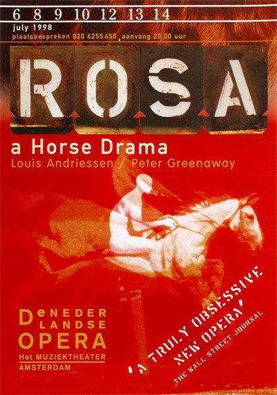 Póster de The Death of a Composer: Rosa, a Horse Drama