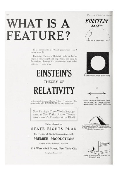 Póster de The Einstein Theory of Relativity
