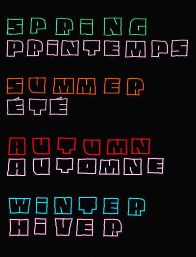 Póster de The End of the World in Four Seasons