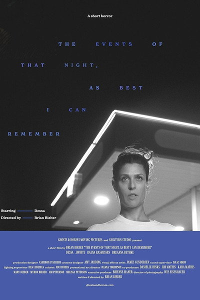 Póster de The Events of That Night, As Best I Can Remember