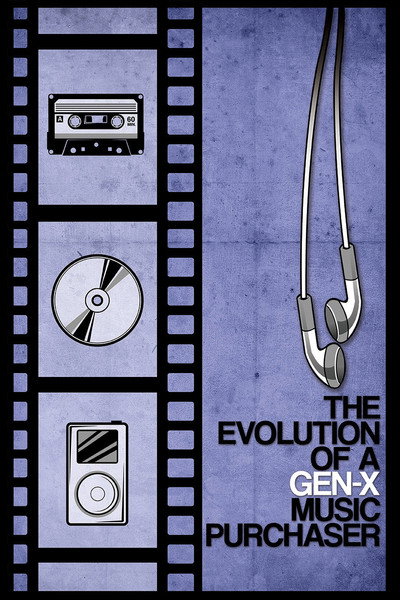 Póster de The Evolution of a Gen-X Music Purchaser
