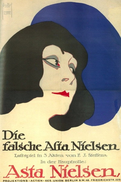 Póster de The False Asta Nielsen