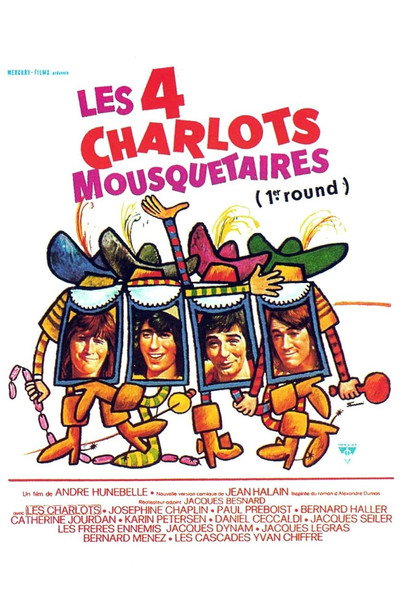 Póster de The Four Charlots Musketeers
