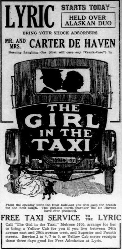 Póster de The Girl in the Taxi