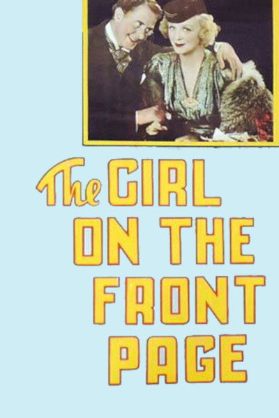 Póster de The Girl on the Front Page