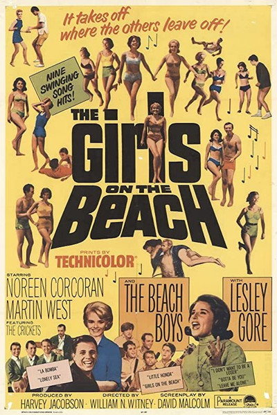 Póster de The Girls on the Beach
