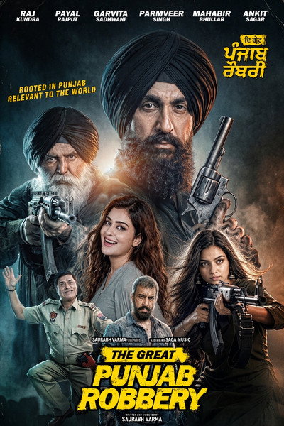 Póster de The Great Punjab Robbery