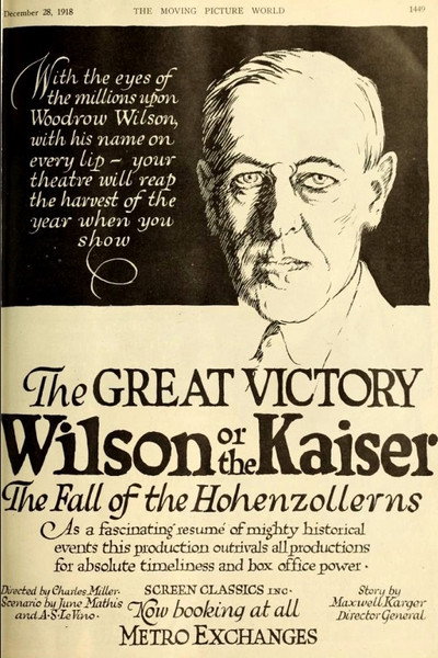 Póster de The Great Victory, Wilson or the Kaiser? The Fall of the Hohenzollerns
